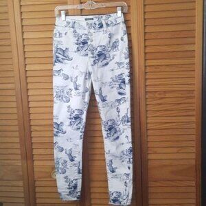 Wild Fable Cheetah Cactus High Waisted Stretch Denim Jeans Size 2